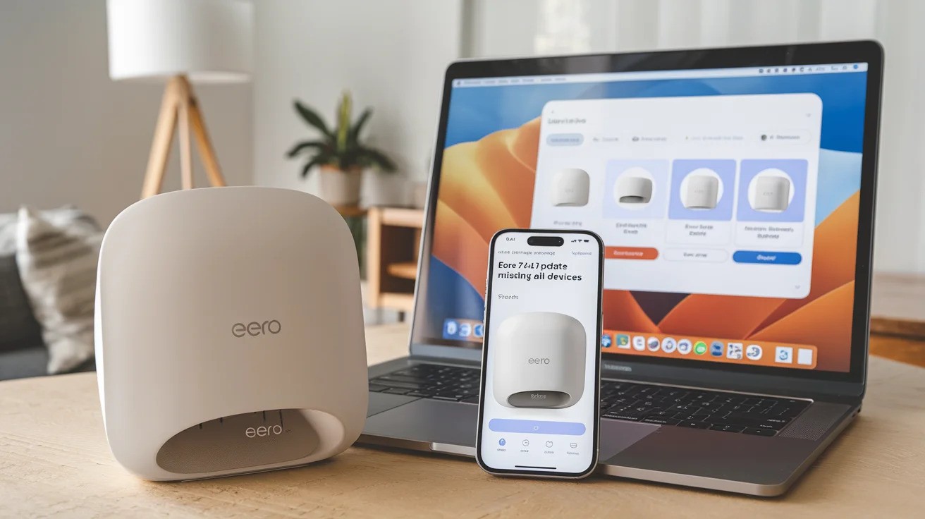 eero 7.4.2 update missing all devices amazon