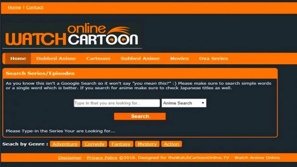 watch cartoons online​