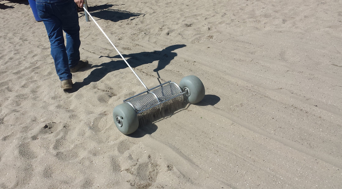 what are the parts of sand cleaning tool​